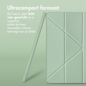 iMoshion Origami Bookcase Lenovo Tab M10 Plus (3rd gen) - Lichtgroen