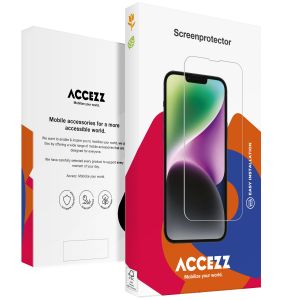 Accezz Gehard Glas Full Cover Screenprotector met applicator iPhone 13 / 13 Pro / 14 - Transparant