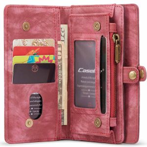 CaseMe Luxe 2 in 1 Portemonnee Bookcase iPhone 13 Pro - Rood