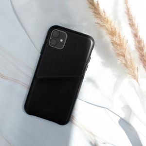 Selencia Vayu Vegan Lederen Backcover Samsung Galaxy S21 Plus - Zwart