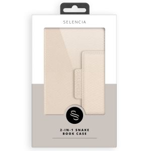 Selencia Llyr 2-in-1 Uitneembare Slang Bookcase iPhone 13 Pro - WIt
