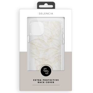 Selencia Fashion Extra Beschermende Backcover iPhone 14 Plus - Gold Botanic