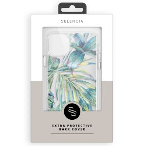 Selencia Fashion Extra Beschermende Backcover Samsung Galaxy S23 Plus - Green Jungle Leaves