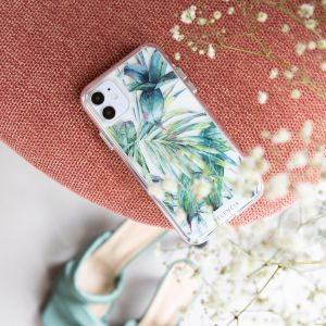 Selencia Zarya Fashion Extra Beschermende Backcover Samsung Galaxy A22 (5G) - Jungle Leaves