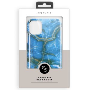 Selencia Maya Fashion Backcover iPhone 12 (Pro) - Onyx Blue