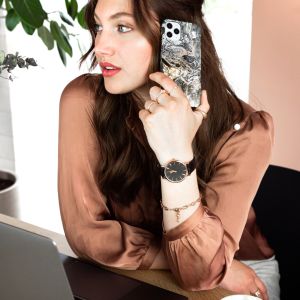 Selencia Maya Fashion Backcover Samsung Galaxy A41 - Quartz Black
