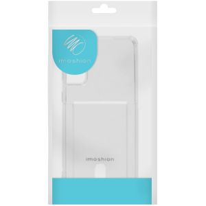 iMoshion Softcase Backcover met pashouder iPhone 13 - Transparant