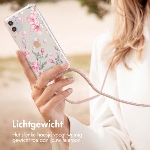 iMoshion Design hoesje met koord iPhone 11 Pro Max - Bloem - Roze