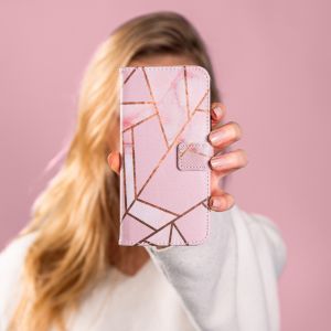 iMoshion Design Softcase Bookcase Samsung Galaxy A51 - Pink Graphic