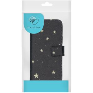 iMoshion Design Softcase Bookcase iPhone 13 - Stars Gold