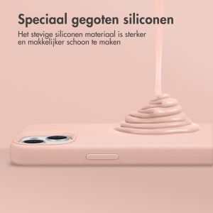Accezz Liquid Silicone Backcover met MagSafe iPhone 13 Mini