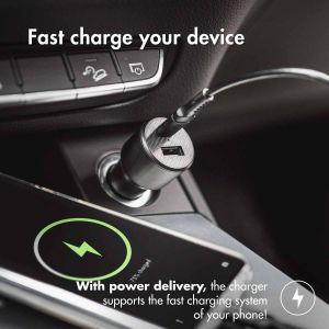 iMoshion Car Charger - Autolader - Power Delivery - 20 Watt - Zwart