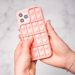 iMoshion Pop It Fidget Toy - Pop It hoesje iPhone Xs / X - Roze