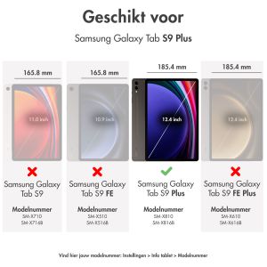 iMoshion 360° draaibare Bookcase Samsung Galaxy Tab S9 Plus / Tab S9 FE Plus - Roze
