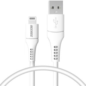 Accezz Lightning naar USB kabel iPhone 11 Pro Max - MFi certificering - 0,2 meter - Wit