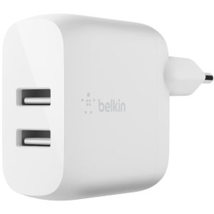 Belkin Boost↑Charge™ Dual USB Wall Charger iPhone 13 Mini + Lightning kabel - 24W - Wit