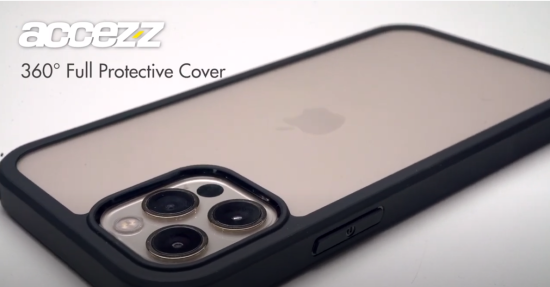 Accezz 360° Full Protective Cover iPhone 13 Pro Max - Zwart