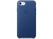 Apple Leather Backcover iPhone SE (2022 / 2020) / 8 / 7 - Sapphire