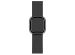 Apple Leather Band Modern Buckle Apple Watch Series 1-9 / SE - 38/40/41 mm - Maat S - Zwart