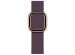 Apple Leather Band Buckle M Apple Watch Series 1-8 / SE - 38/40/41 mm - Aubergine