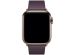 Apple Leather Band Buckle M Apple Watch Series 1-8 / SE - 38/40/41 mm - Aubergine