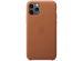Apple Leather Backcover iPhone 11 Pro - Saddle Brown