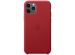 Apple Leather Backcover iPhone 11 Pro - Red