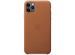 Apple Leather Backcover iPhone 11 Pro Max - Saddle Brown