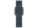 Apple Leather Band Buckle S Apple Watch Series 1-8 / SE - 38/40/41 mm - Deep Sea