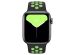 Apple Nike Sport Band Apple Watch Series 1-8 / SE - 38/40/41 mm - Black / Lime Blast
