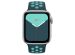 Apple Nike Sport Band Apple Watch Series 1-9 / SE / Ultra (2) - 42/44/45/49 mm - Midnight Turquoise / Aurora Green