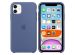 Apple Silicone Backcover iPhone 11 - Linen Blue