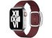 Apple Leather Band Modern Buckle Apple Watch Series 1-9 / SE - 38/40/41 mm - Maat S - Garnet