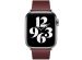 Apple Leather Band Modern Buckle Apple Watch Series 1-9 / SE - 38/40/41 mm - Maat M - Garnet