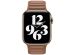 Apple Leather Link M/L Apple Watch Series 1-8 / SE - 38/40/41 mm - Saddle Brown