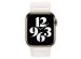 Apple Leather Link voor de Apple Watch Series 1-9 / SE - 38/40/41 mm - Maat M/L - Chalk