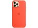 Apple Silicone Backcover MagSafe iPhone 12 (Pro) - Electric Orange