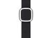 Apple Leather Band Modern Buckle Apple Watch Series 1-9 / SE - 38/40/41 mm - Maat M - Midnight