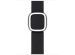 Apple Leather Band Modern Buckle Apple Watch Series 1-9 / SE - 38/40/41 mm - Maat L - Midnight