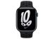 Apple Nike Sport Band Apple Watch Series 1-9 / SE / Ultra (2) - 42/44/45/49 mm - Zwart