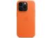 Apple Leather Backcover MagSafe iPhone 14 Pro - Oranje