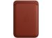 Apple Leather Wallet MagSafe (Apple Wallet 2nd generation) - Met ingebouwde AirTag functie - Umber