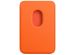 Apple Leather Wallet MagSafe (Apple Wallet 2nd generation) - Met ingebouwde AirTag functie - Oranje
