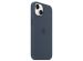 Apple Silicone Backcover MagSafe iPhone 14 - Storm Blue