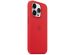 Apple Silicone Backcover MagSafe iPhone 14 Pro - Rood