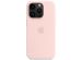 Apple Silicone Backcover MagSafe iPhone 14 Pro - Chalk Pink