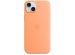Apple Silicone Backcover MagSafe iPhone 15 Plus - Orange Sorbet