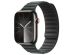 Apple Leather Link Apple Watch Series 1-9 / SE / Ultra (2) - 42/44/45/49 mm - Maat M/L - Evergreen