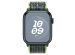 Apple Nike Sport Loop Band Apple Watch Series 1-9 / SE / Ultra (2) - 42/44/45/49 mm - Bright Green/Blue