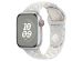Apple Nike Sport Band Apple Watch Series 1-9 / SE - 38/40/41 mm - Maat M/L - Pure Platinum